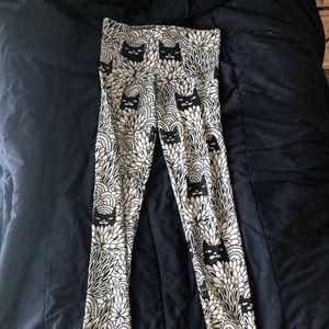 Cat print leggings